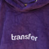 Transfer Corduroy Hoodie Detail Purple